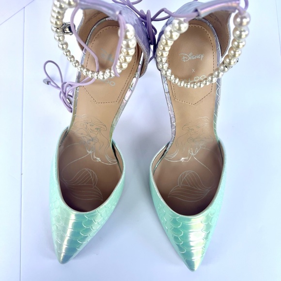 ALDO x Disney The Little Mermaid Heels – Disney100 Anniversary – Size 7.5 - Picture 3 of 11